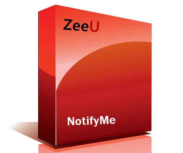 ZeeU NotifyMe